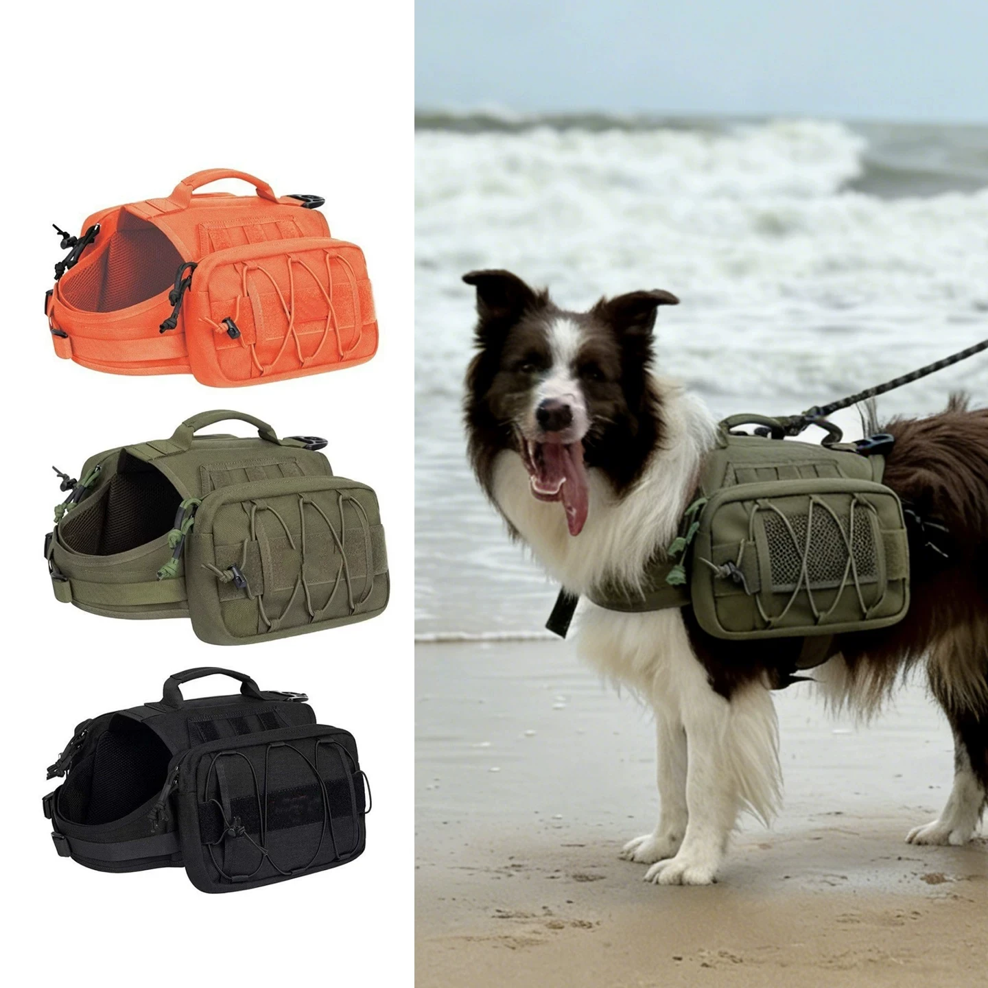 Тактический рюкзак-шлейка K9 д – обзор и цена Outdoor Adventure Backpack
