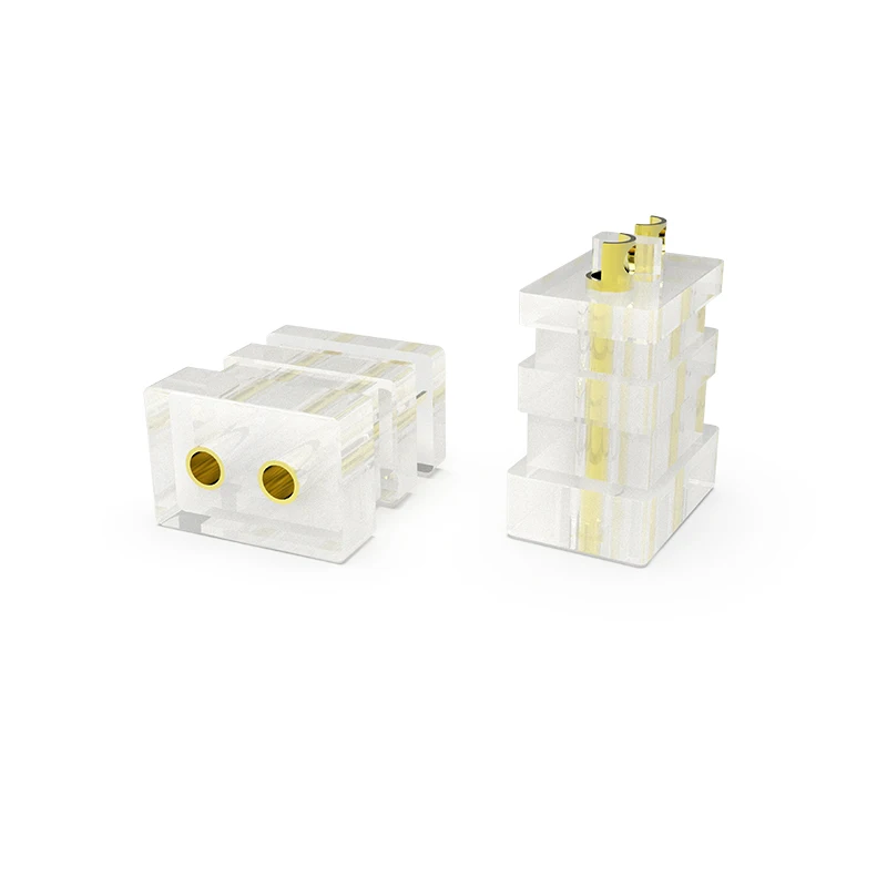 12 pcs 0.78 2pin Beryllium Copper Jack Female Socket Diy Custom Hifi Earphone In-ear Monitor Accessories Cable Connector Plug