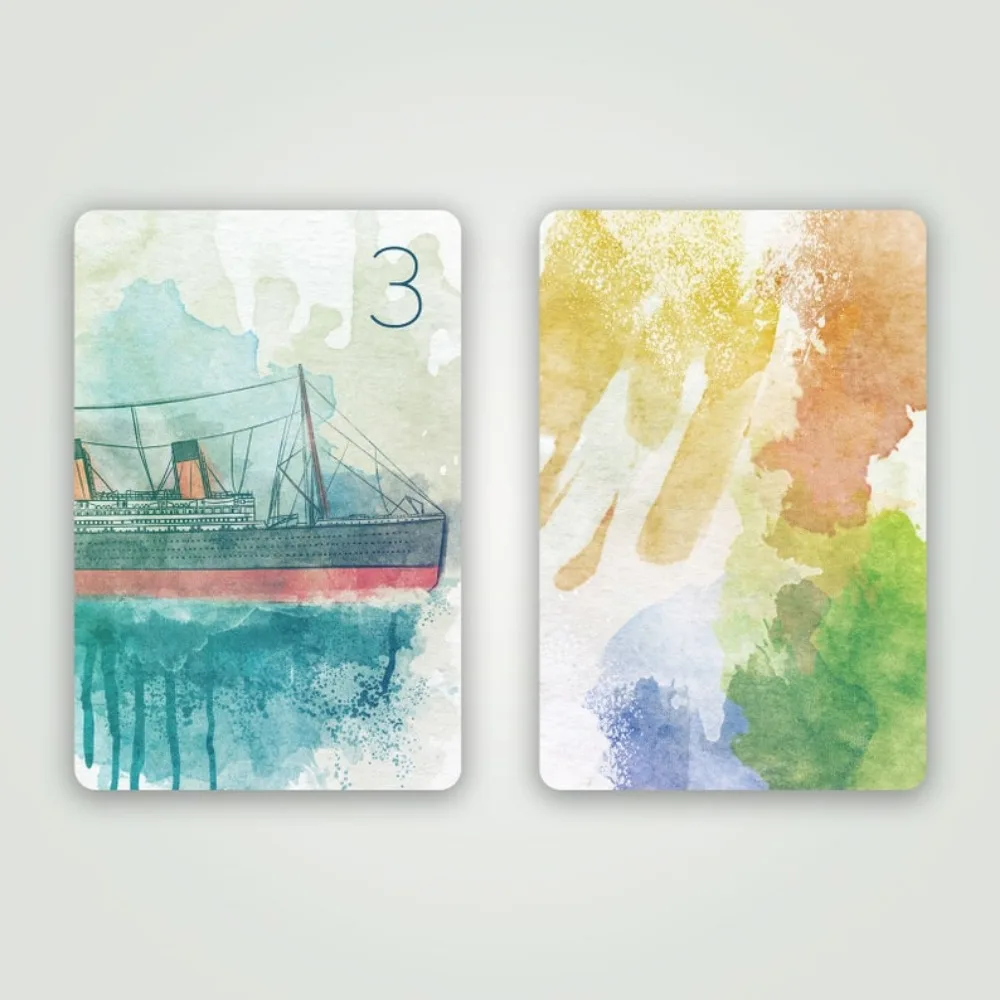 36 Pcs Cards Innocent Secrets Lenormand 9*6cm Soft and Gentle Coloring Created with Delicate and Flowing Nature of Watercolors