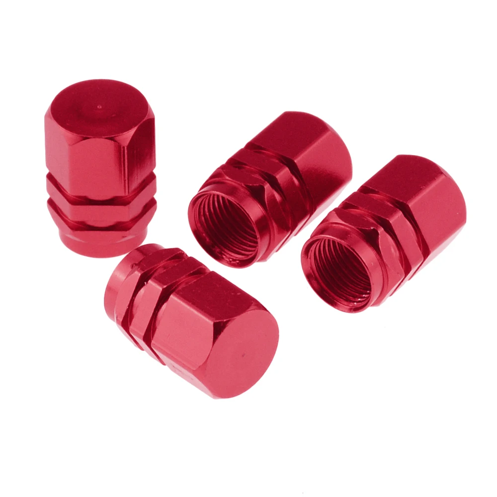 4pcs/lot Wheel Caps Theftproof Aluminum Car Wheel Tires Valves Tyre Stem Air valve Caps Airtight Cover Car Accessories