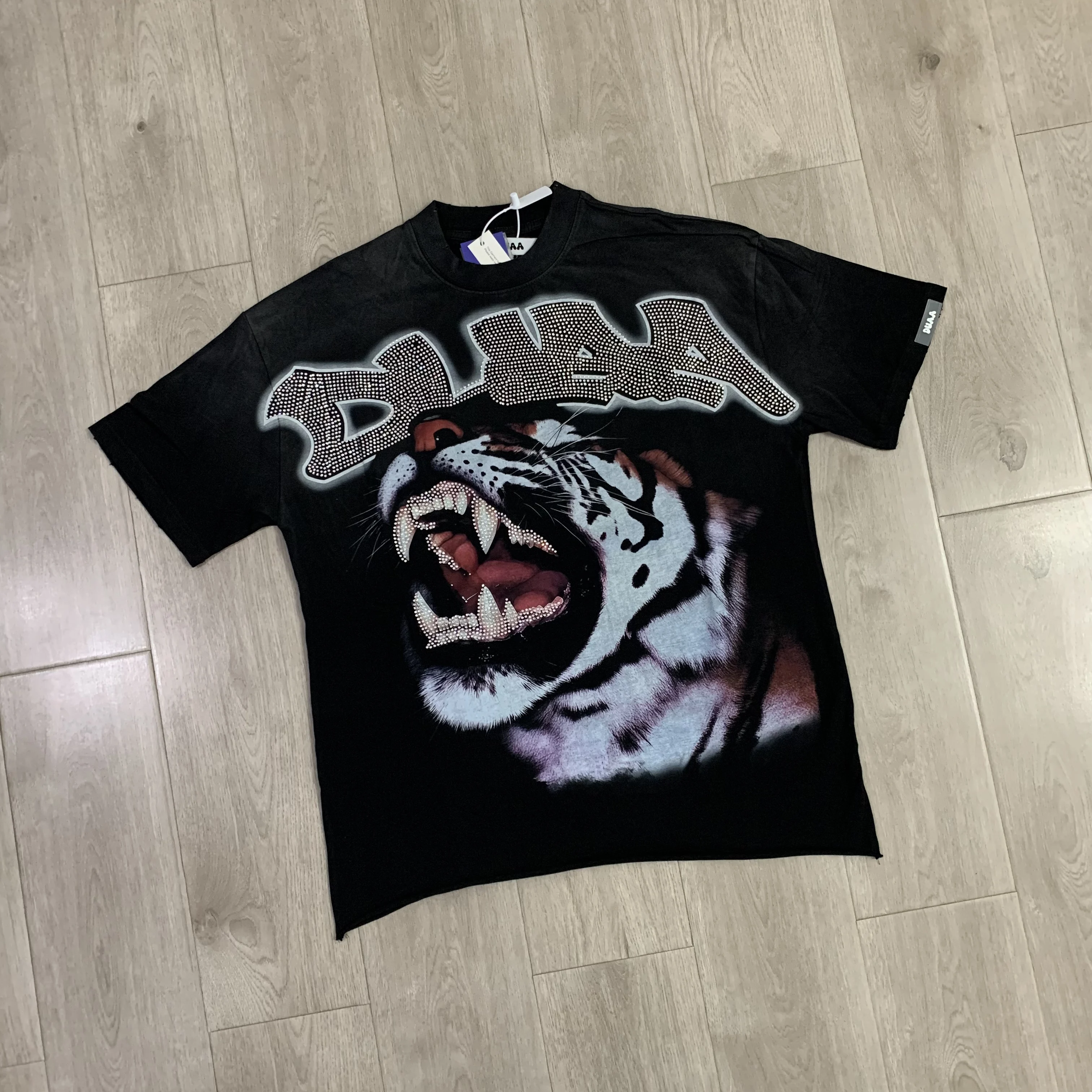 Harajuku Washed Hole Vintage Cotton Summer Tshirts for Men and Women Round Neck Baggy Short Sleeve Top Tees Oversized