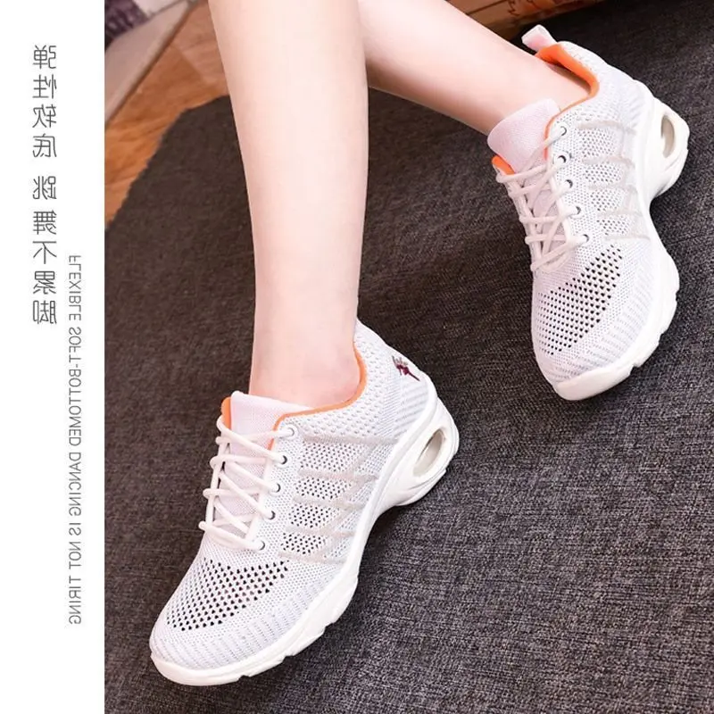 

Dance shoes, women's square dance, dance shoes, drag dance shoes, mesh sports shoes, breathable dance shoes for children in spri