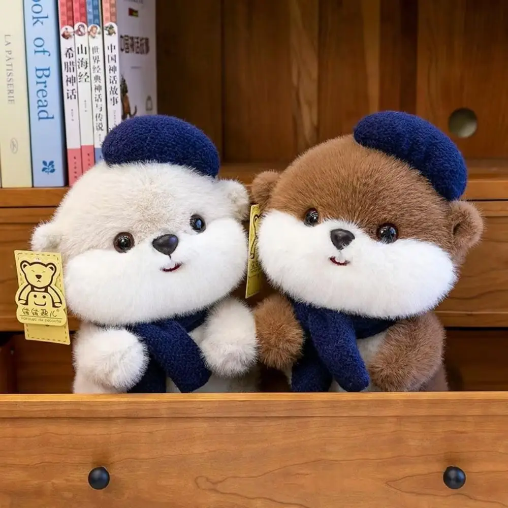 

Fluffy Beaver Plush Doll Collection Soft Little Otter Plush Toy Cute Novelty Squirrel Plush Toy Birthday Gift