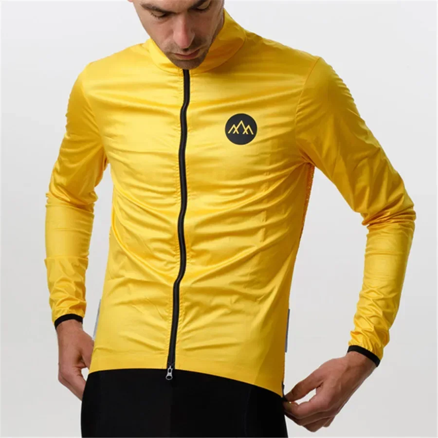 Candidates riding long -sleeved windproof and rainproof shirt men\'s jacket bike mtb uci jersey Sport Top cycling windproof vest