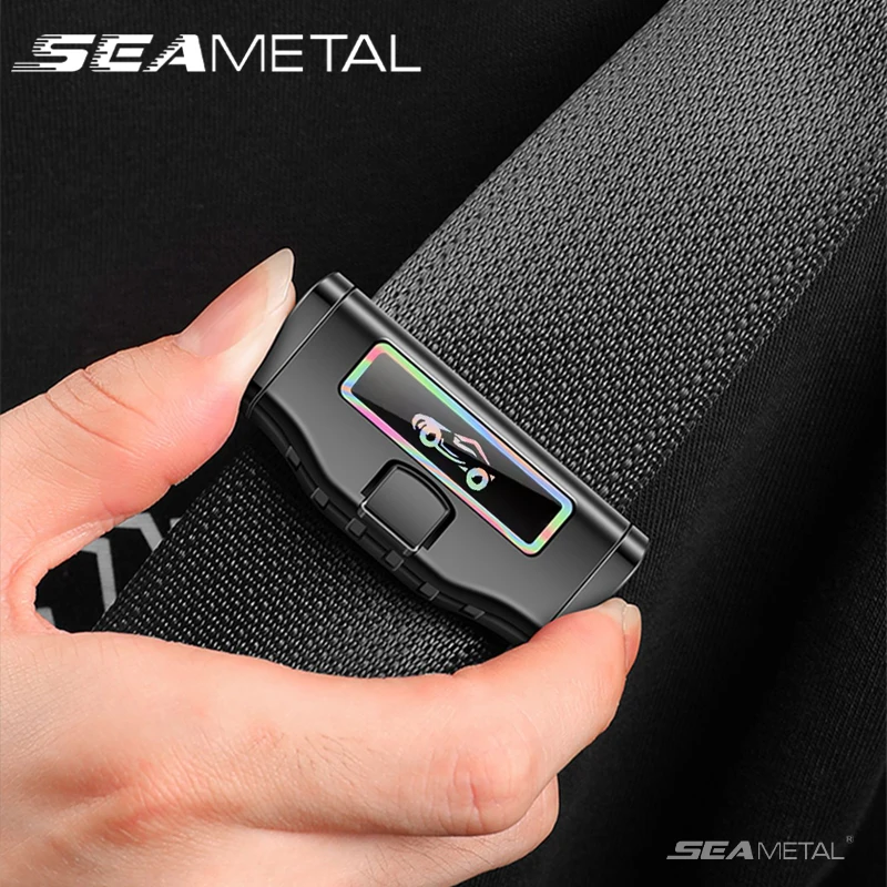 SEAMETAL Car Seat Belt Limiter Buckle Stopper Seat Belt Adjustment Safety Clip Anti-slip Limiter Fixed Buckle Car Accessories