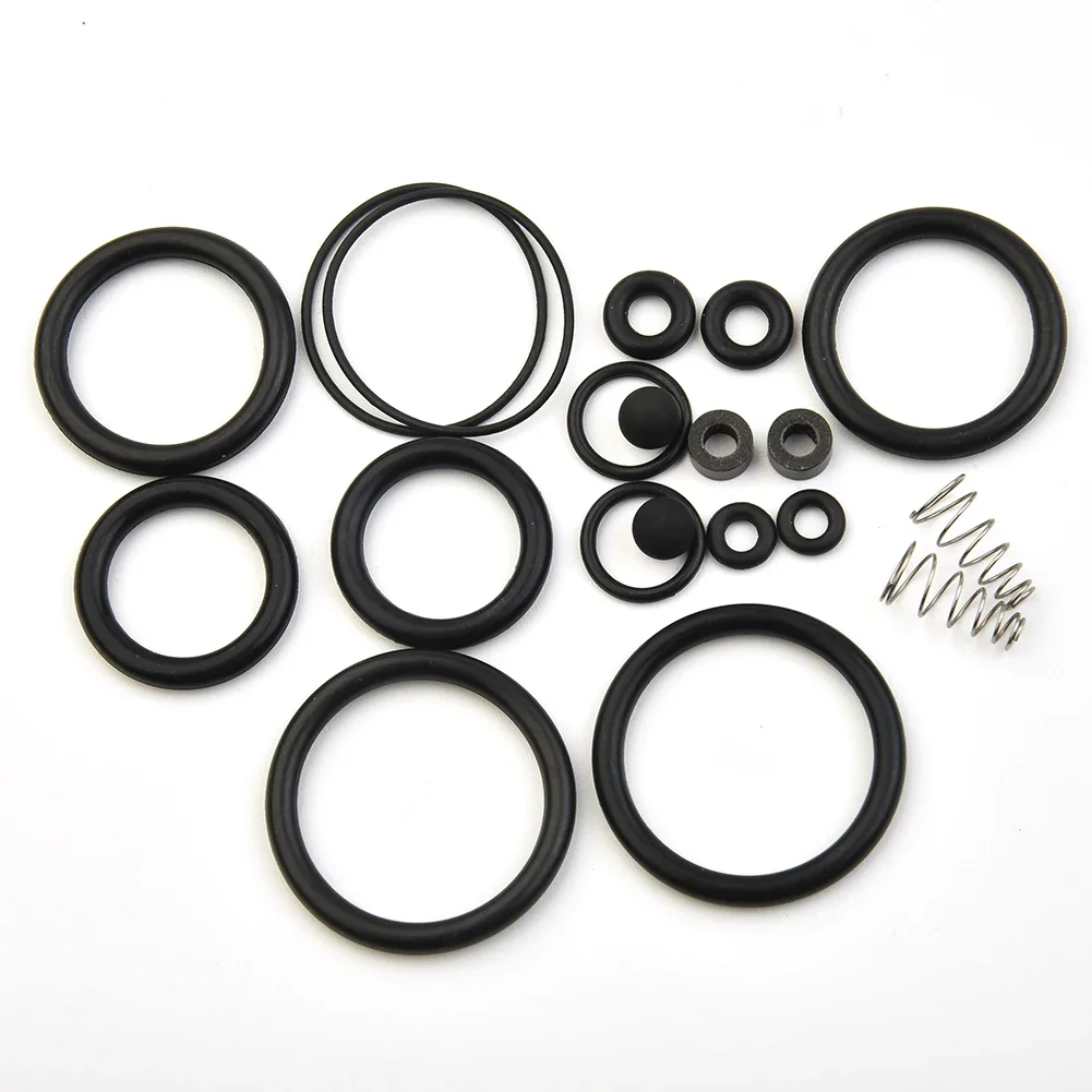 Inflator tahan lama perbaikan Set pompa hitam Piston kepala pompa pengganti dengan Plug sekrup aksesoris merek baru kualitas tinggi