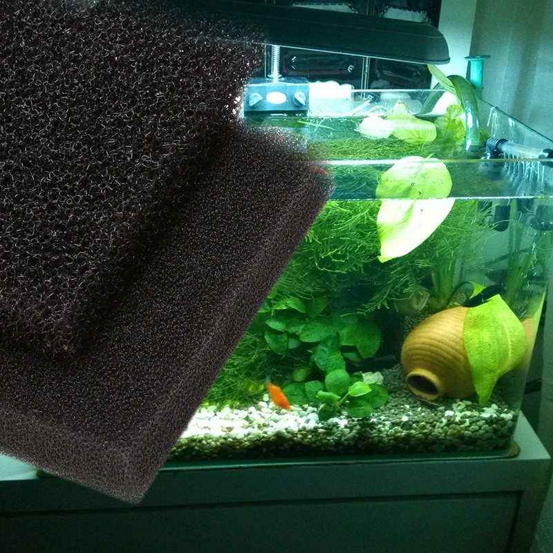 R1WA Pesce per filtro del serbatoio Media biochimico PAD SOSTITUZIONE SPONGE CHE CATTURA PER FATTA