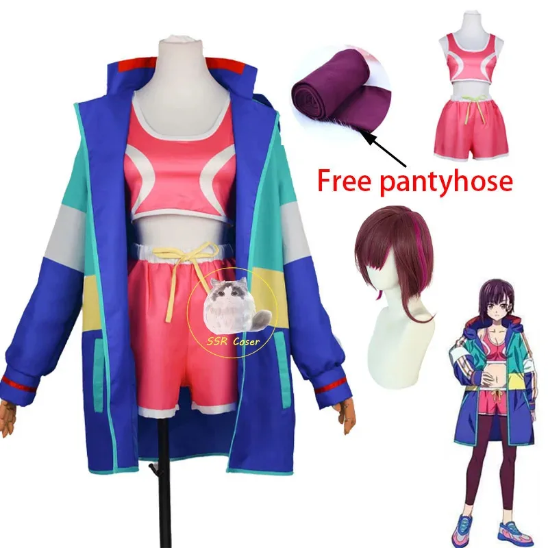 Dd54Shizuka Zom 100 Shizuka Mikazuki disfraz de Cosplay cubo lista de los muertos uniforme chaqueta traje costo de Halloween