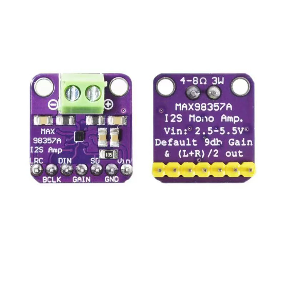 MAX98357 for i2s Module with 3W Class D and High Performance for DIY and Audio Engineering Projects MAX98357 for