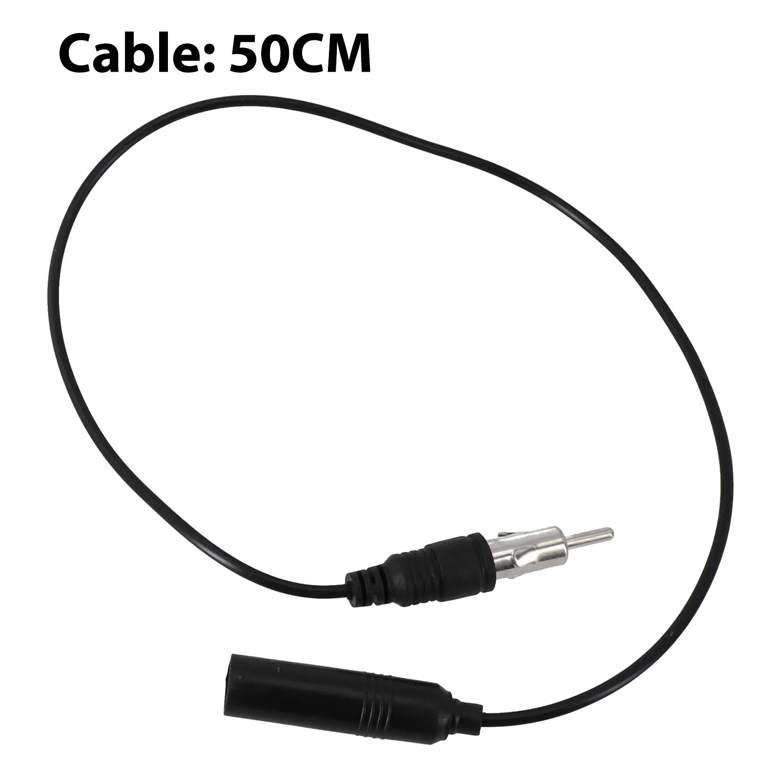 Extension Cable Antenna Extension FM Radio For Car General Purpose New ABS Accessory Approximately Black Cable