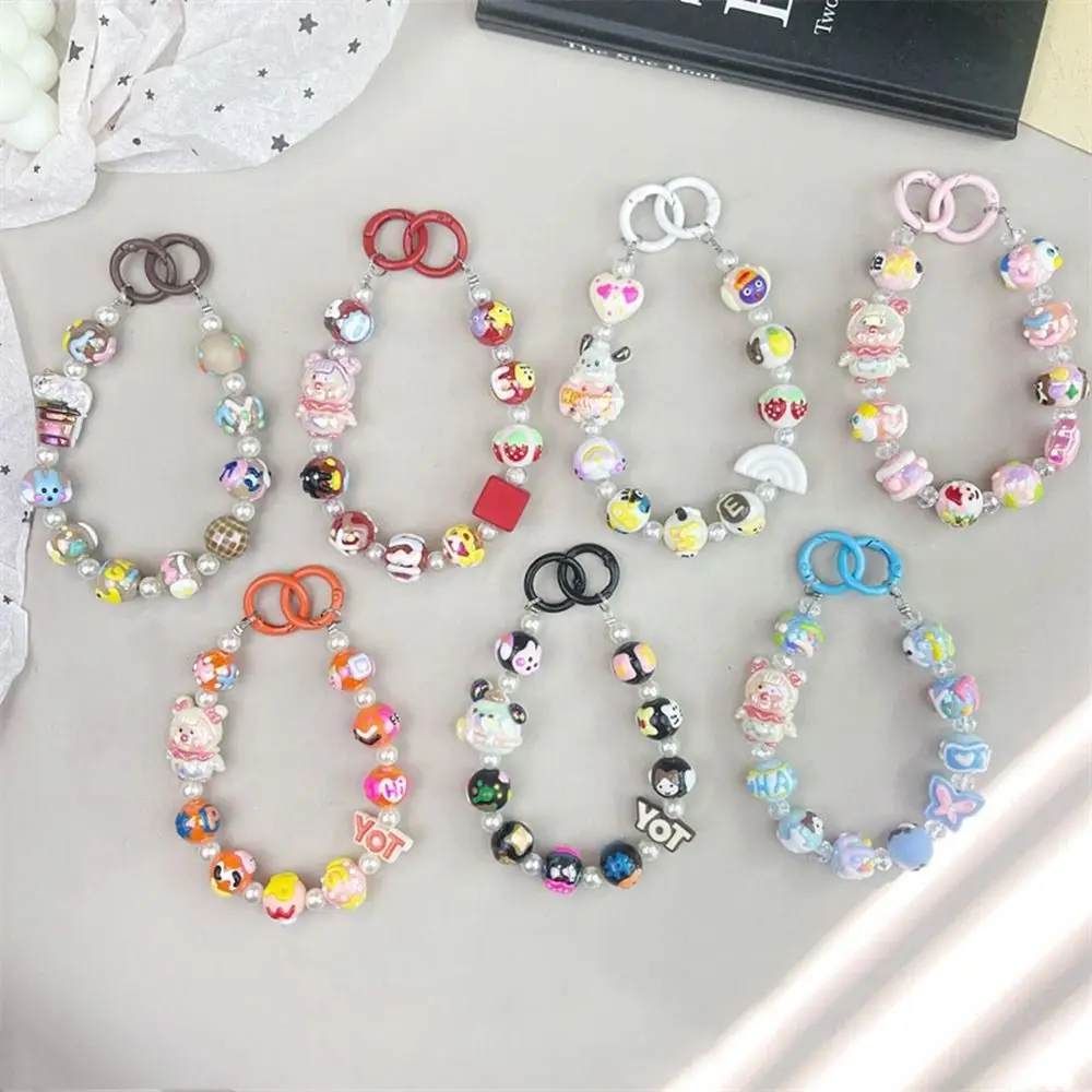 New Hanging Cord Mobile Phone Strap Handmade Colorful Mobile Chain Lanyard Anti-lost Universal Phone Charm Rope Mobile Phone