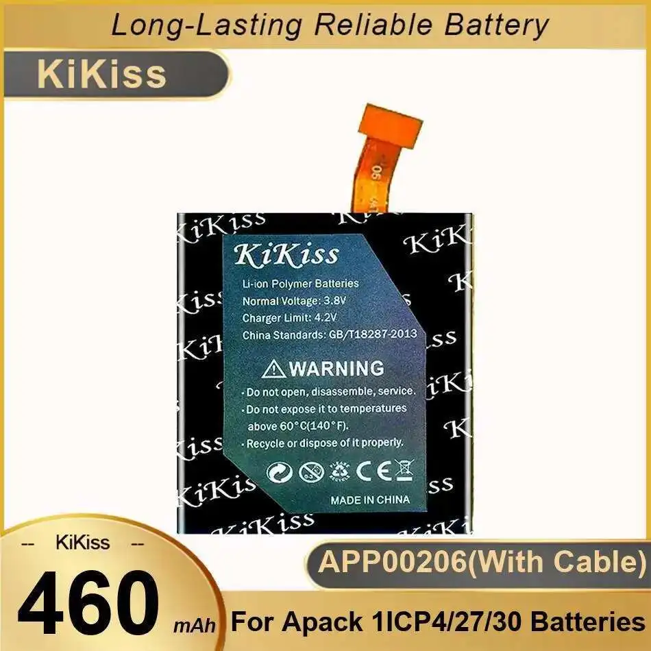 

Reliable Replacement APP00206 With Cable High Performance For Apack 1ICP4 27 30 Batteries Battery 460Mah