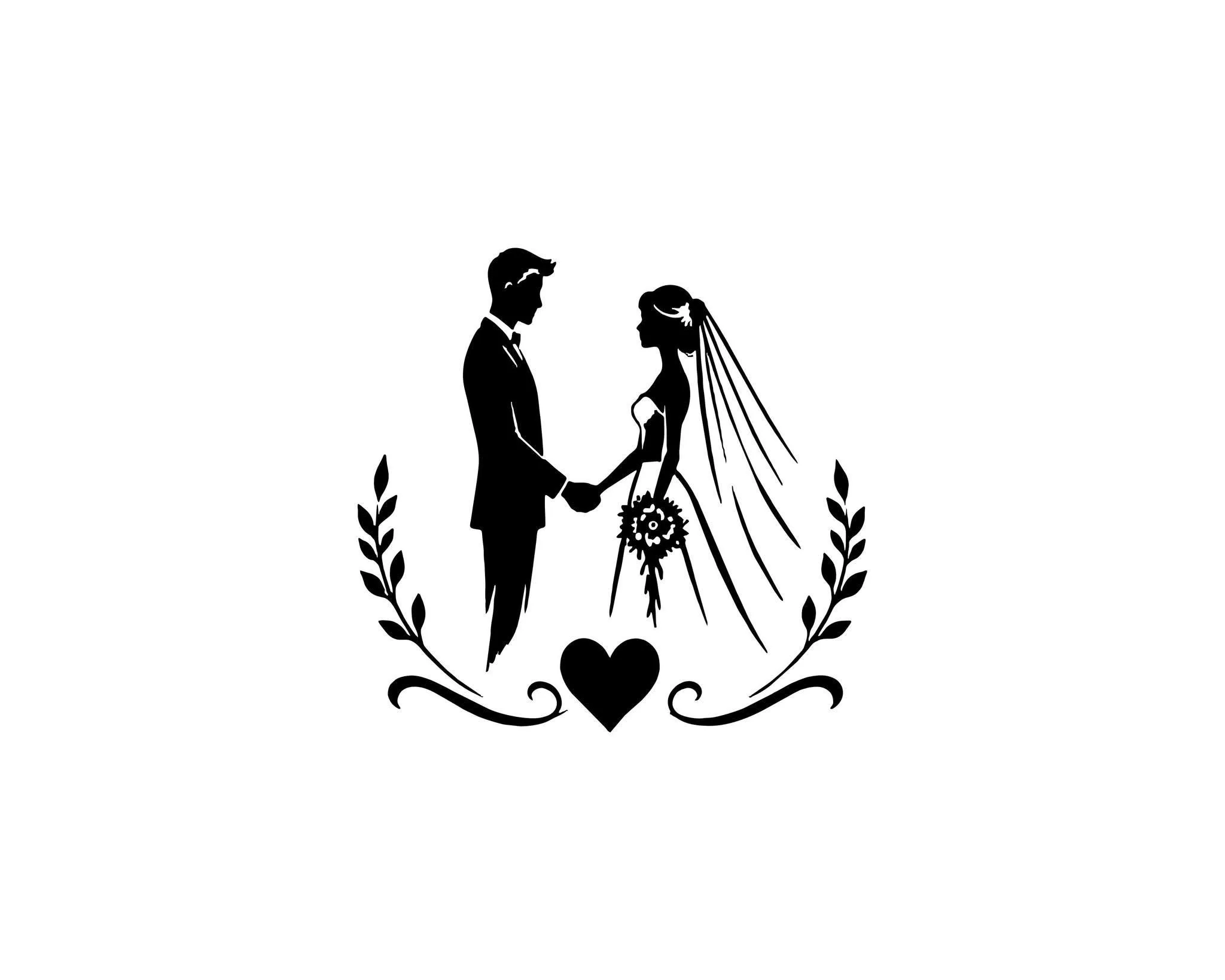 Wedding stickers, car decorations, motorcycle stickers, car accessories, sun protection and water resistance, cute PVC