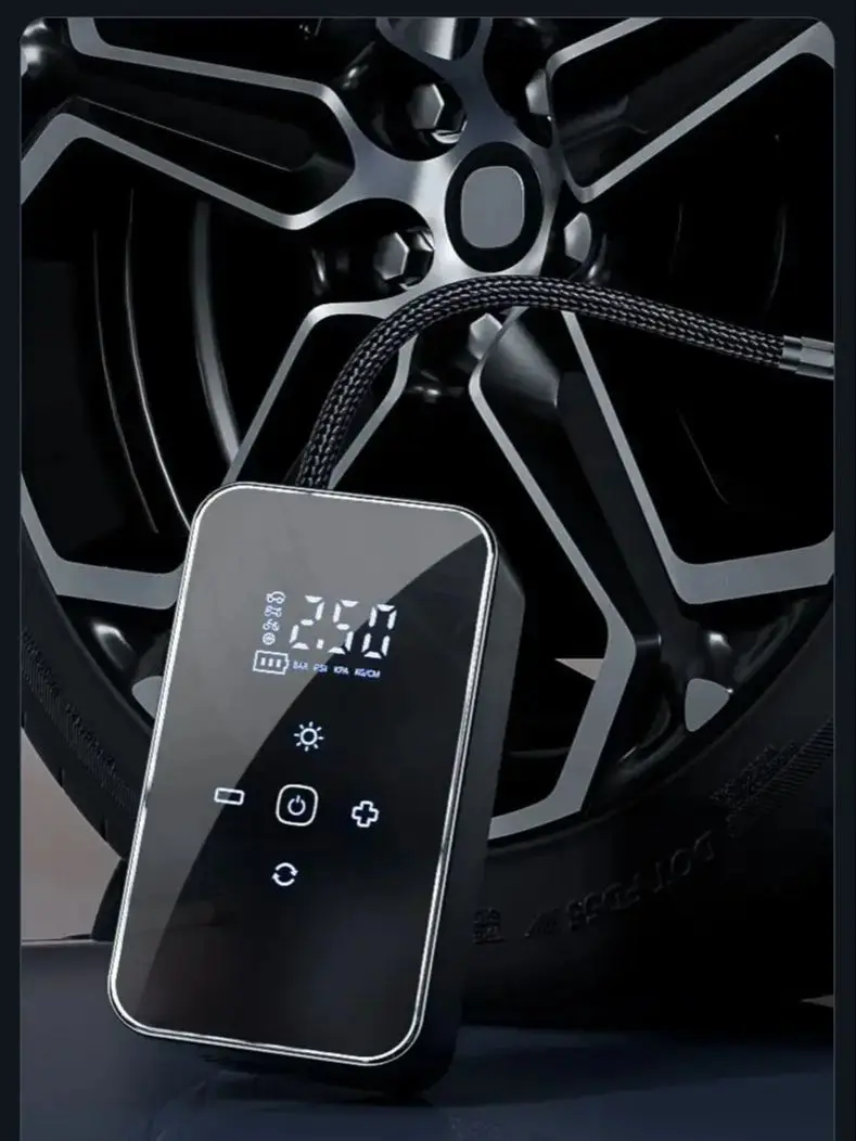 AliExpress Handheld Air Compressor Wireless/Wired Inflatable Pump Portable Air Pump Tire Inflator Digital for Car Bicycle Balls Outdoor