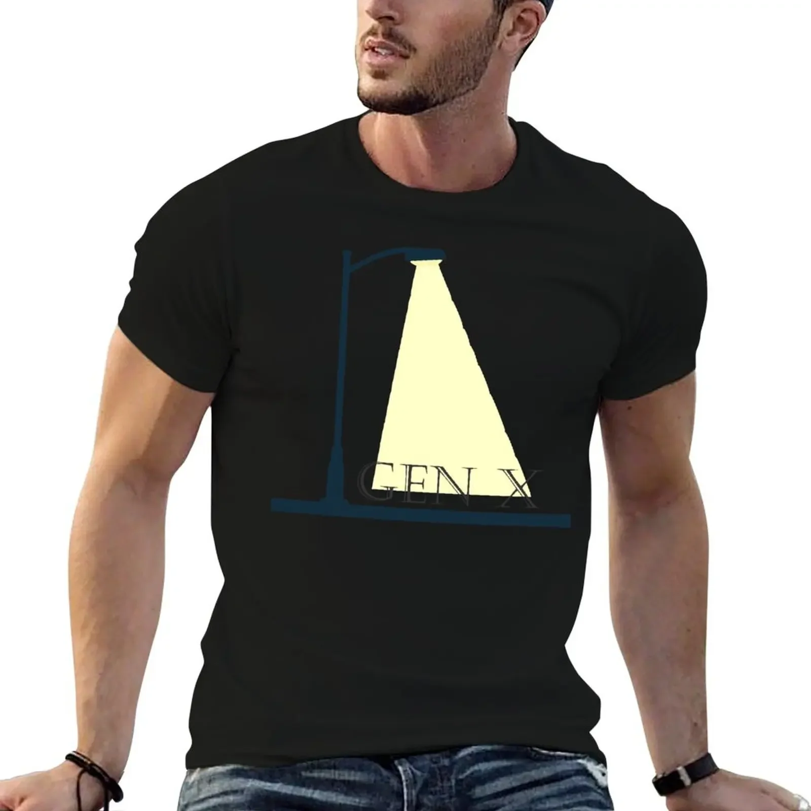 Gen x tee shirt T-Shirt tops Aesthetic clothing mens graphic t-shirts pack