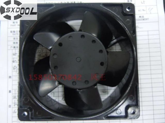 

SXDOOL 4E-115B 12038 12cm 120*120*38mm AC115V 24/22W 2650/3000RPM All Metal Industrial Cooling Fan 220V