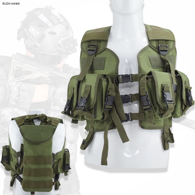 Colete de nylon impermeável, Armadura corporal ao ar livre, portador leve, à prova de bala, Equipamento CS, Uniforme para caça