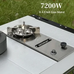 Camping Gas Stove Igt 0.5 Unit Stove 7200W High Power IGT Gas Burner Folding Brazier Grill Stainless Steel Burner Stove Kitchen