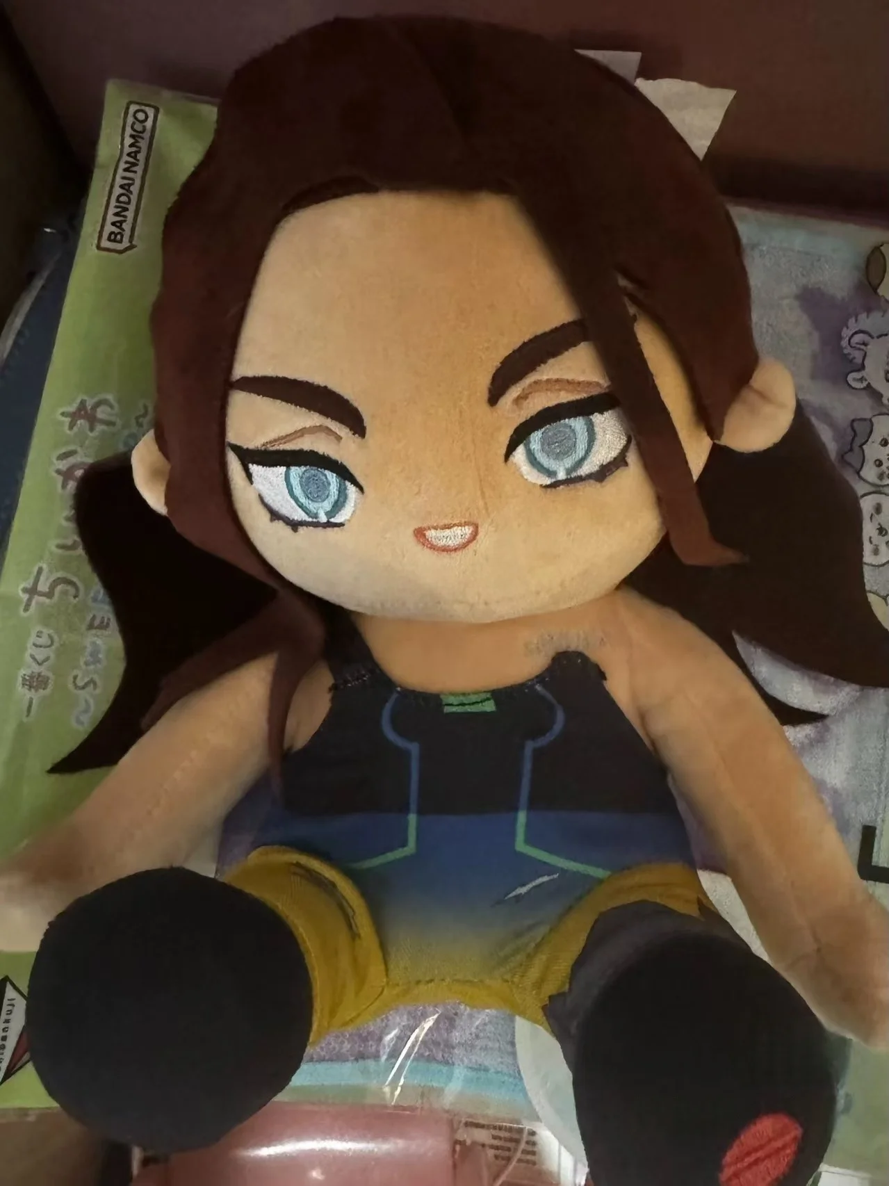 Nullset Alien Stage 정통 20cm 앉아있는 봉제 인형 LUKA TILL IVAN 소녀를위한 수 놓은 면화 선물 휴일 장난감 피규어