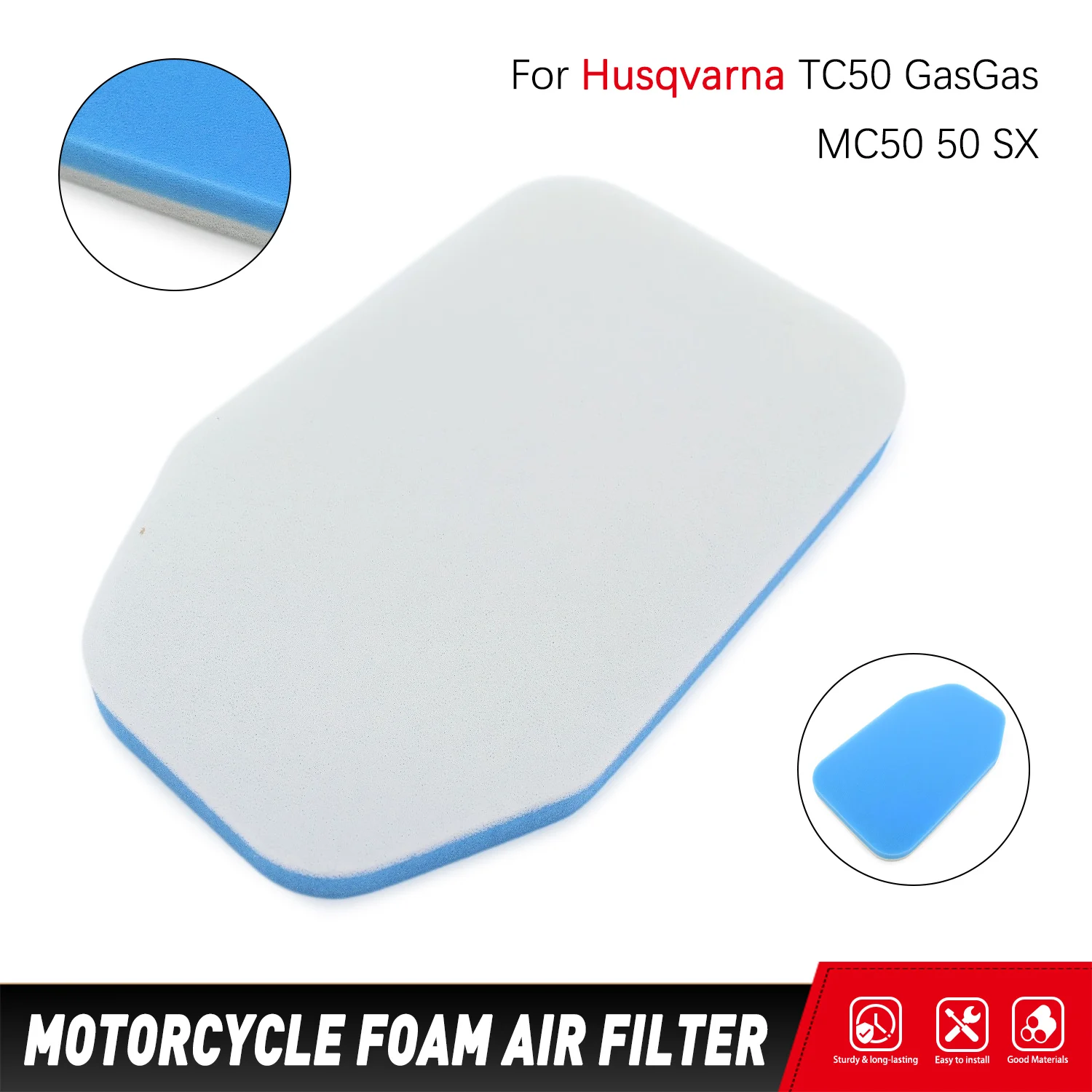 Air Filter Cotton For 50 SX 2009-2023 Factory Edition 2021-2023 Junior 2009 SX MINI 2009-2023 Cleaner Element Intake Motorcycle