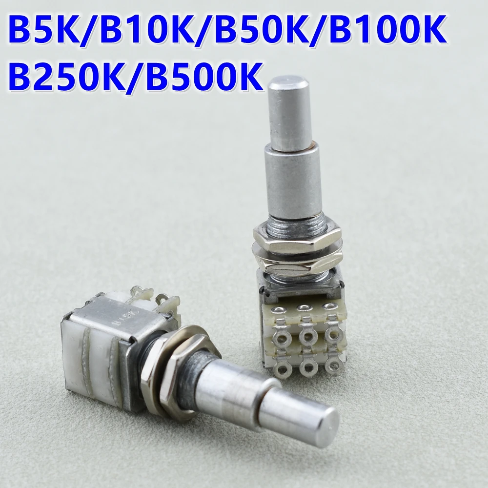 1 Piece  GuitarFamily  Stacked Dual Concentric Potentiometer(POT) With Center Detent  KR(Origin)