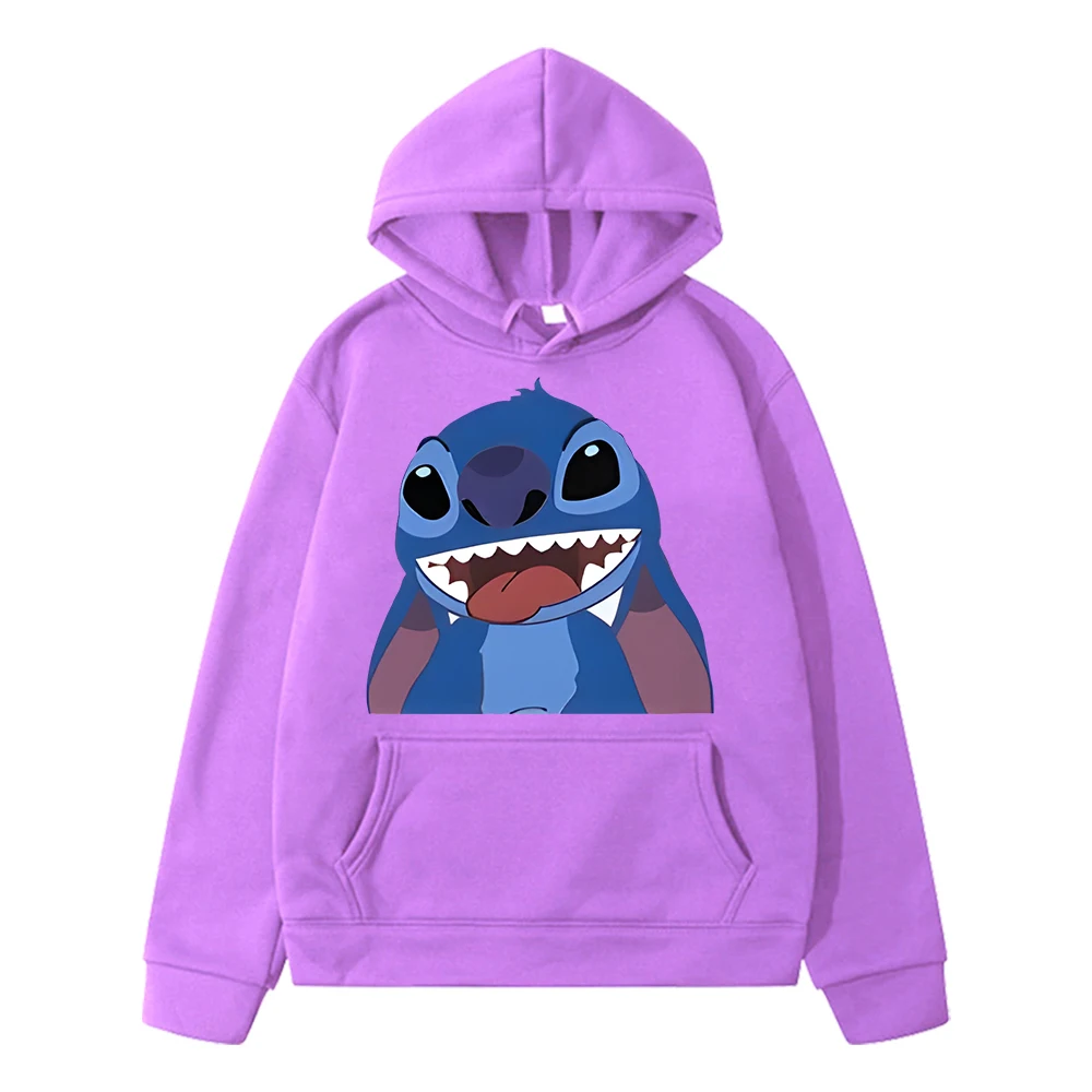 Stitch Disney Anime hoodie Casual Sweatshirt Jacket y2k sudadera disney print Hoodies boys Fleece Pullover kids clothes girls