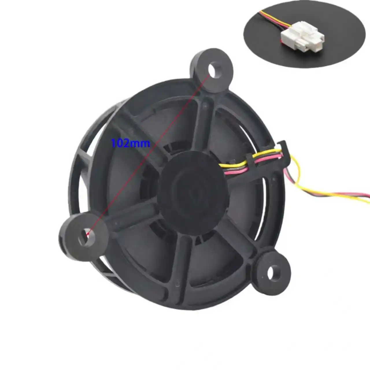 Original GW10C12MS1BA-52Z07 Refrigerator Freezer Fan 12V 0.12A 3-Wire for Ronshen Hisense Fridge Cooling Fan Motor Replacement