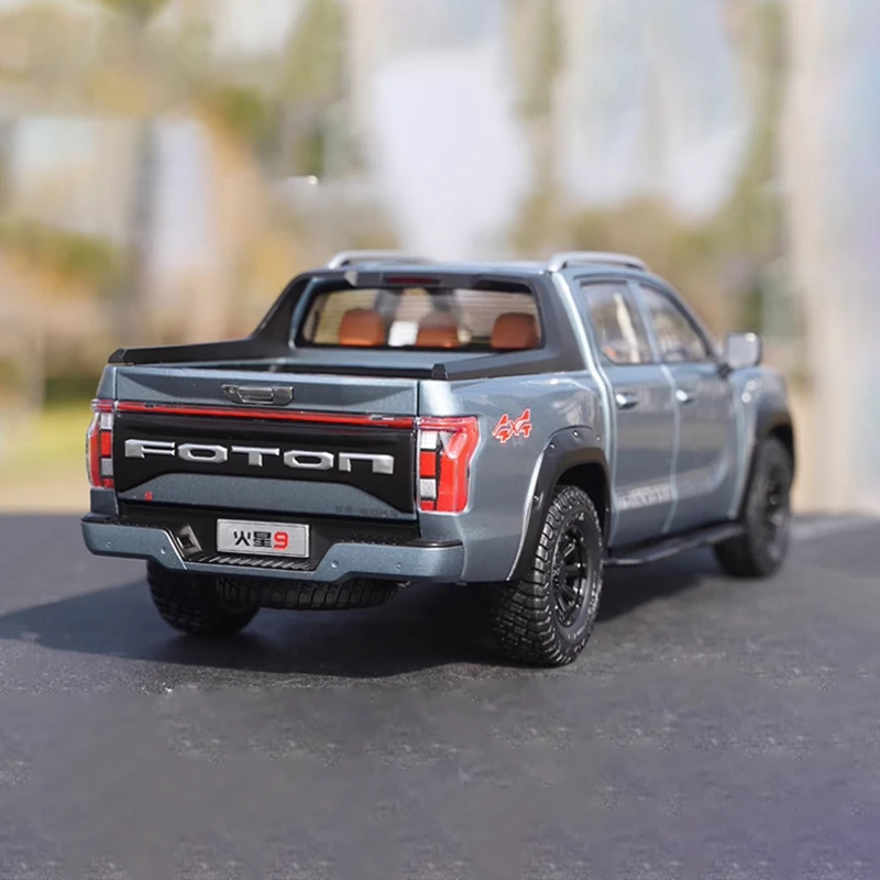 Original Diecast 1:18 Scale FOTON Mars 9 Pickup Alloy SUV Car Model Simulation Toy Finished Product Static Model Gift Display