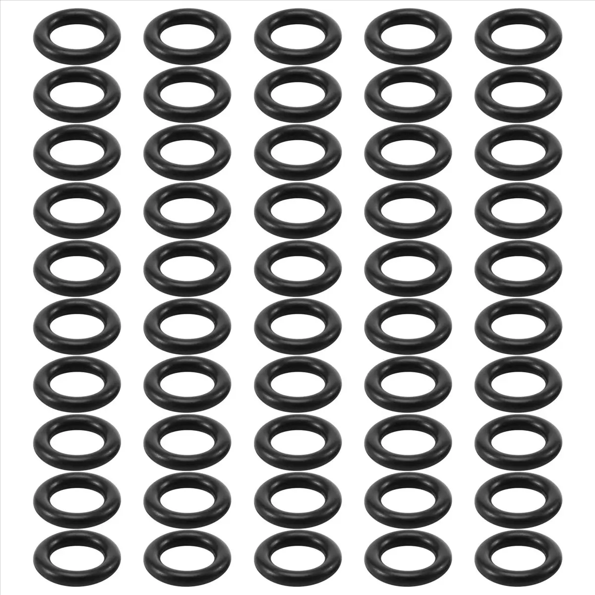 FTGT-50 pieces black Nitrile rubber O Ring Seals Washers 12 mm x 2,5 mm x 7 mm