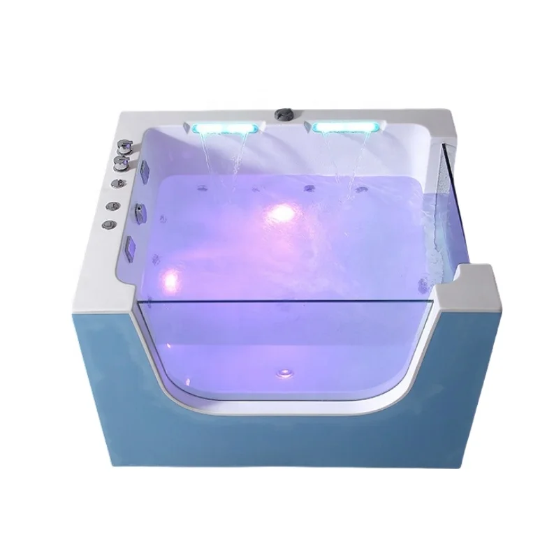 

Professional Manufacturer Pet Spa Whirlpool Massage Clean Bathtub Acrylic Dog Grooming Bath Tub for Medium Large Dogs