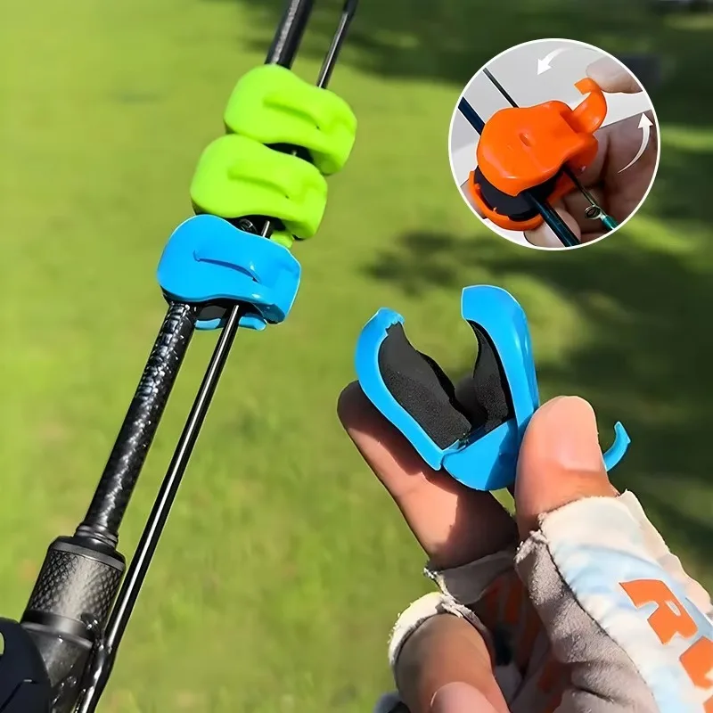 2/4pcs Fishing Rod Holder Fixer Clip Straps Fishing Pole Holder Compact Design Fishing Rod Fixer Wall Mounted Fishing Rod Holde