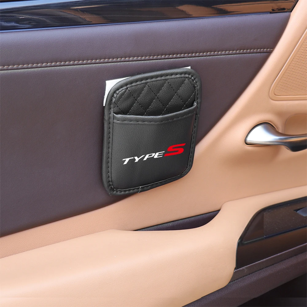 Car Accessories Side Door Seat Back Organizer Box Leather Storage Bags For Honda Mugen Power Accord Civic Vezel CRV Jazz City view 4