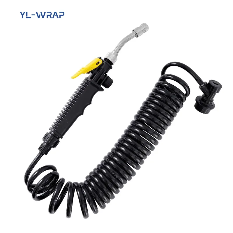Good Quality Spring Tube 6m Car Wash Water Nozzle Gun High Pressure Replacement Sprayer Gun Spring Hose