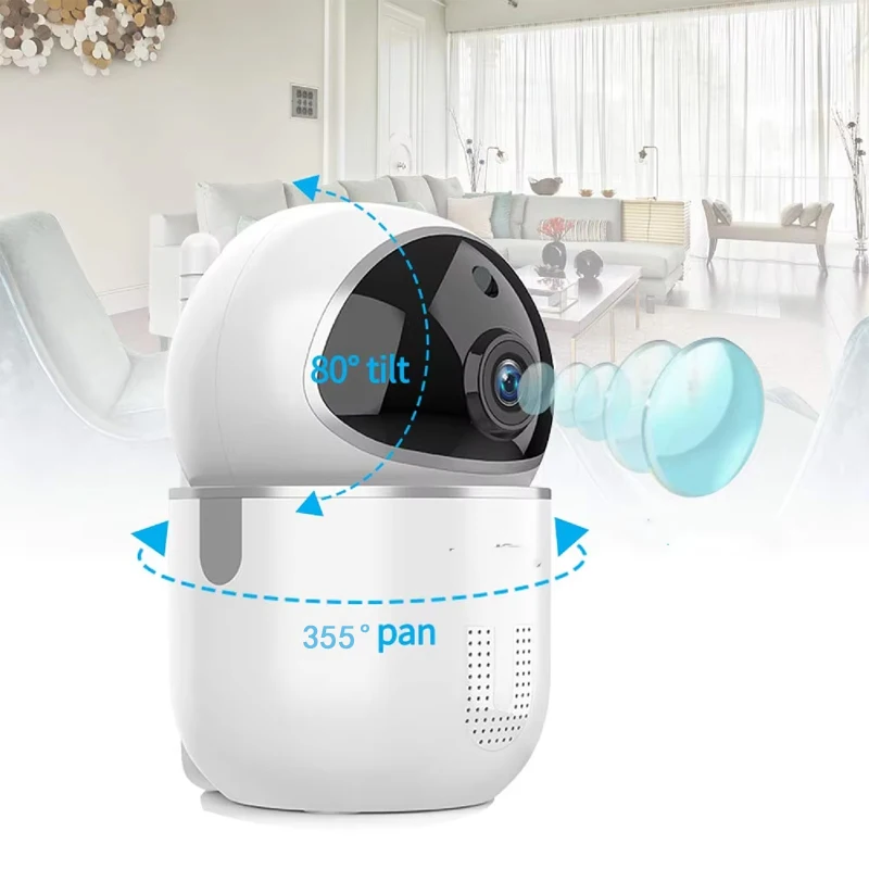 كاميرا 360 °   كامل دوران بانورامي التوصيل والتشغيل أمن المنزل 2.4G واي فاي عدسة الكاميرا حامي للمنزل/المكتب/المتجر