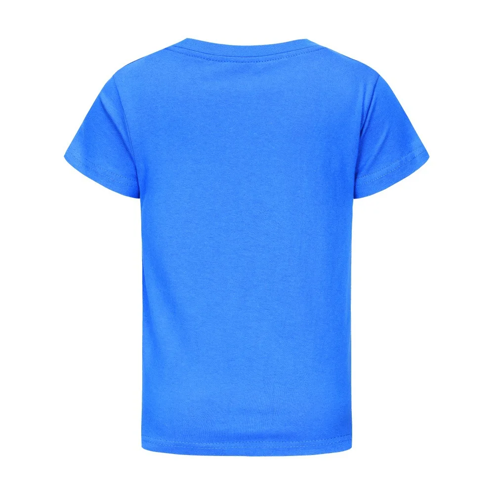 Geometry Dash TShirt Kids Cartoon Clothes Boys 100% Cotton T-shirt Children Fashion Clothing Toddler Girls Short Sleeve Tops