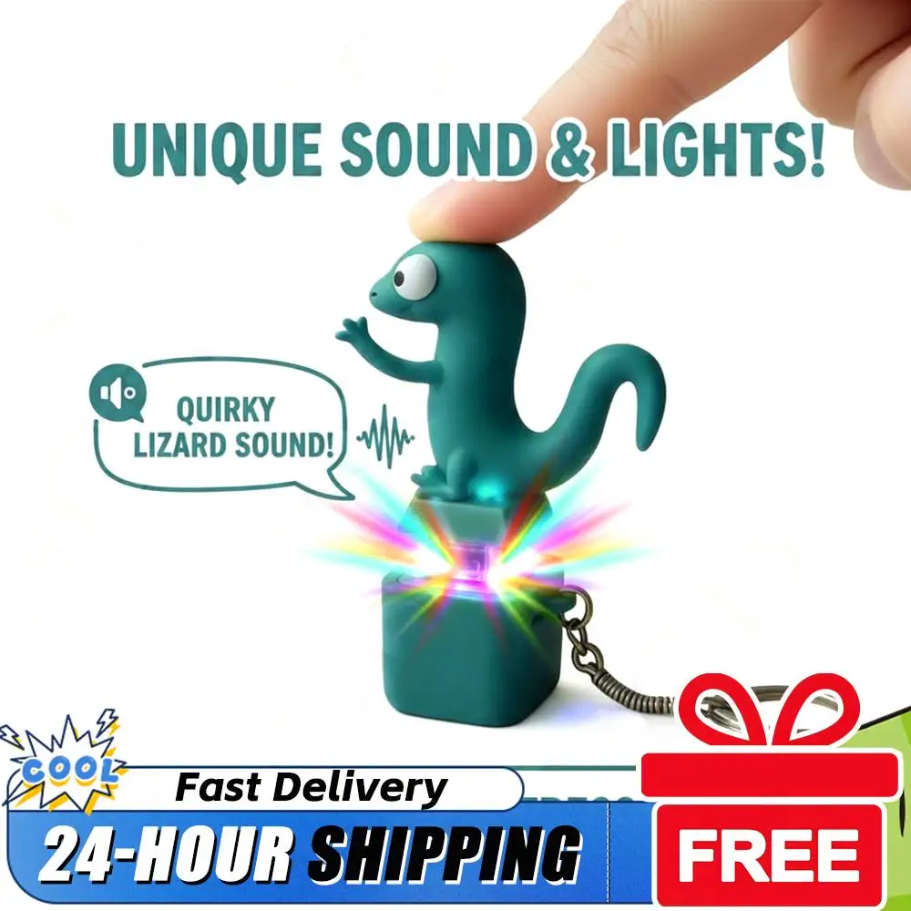 1-3 قطعة السحالي المفاتيح الصوت تململ لعبة قابلة للشحن مصباح ليد لعبة تململ ث/الحيوان الصوت الإجهاد الإغاثة القلق الإغاثة الفرس