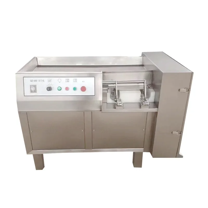 Commercial large-scale frozen meat dicing duck breast dicing machine automatic stainless steel
