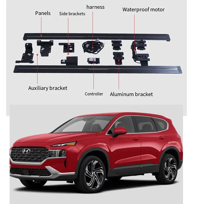 automatic foot step Electric s pedal side  running board power footrest retractable for 22-23 Hyundai IX45