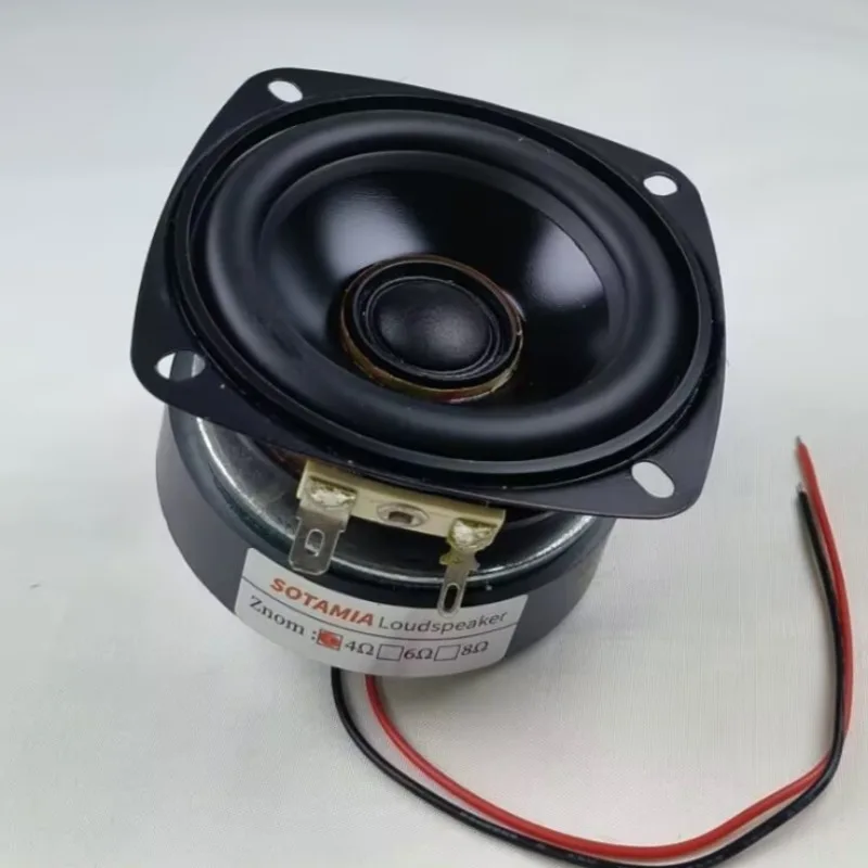 SOTAMIA 1 قطعة 3 بوصة مكبر صوت محوري 4 8 أوم 15 واط 25 الأساسية Hifi الموسيقى الطاقة مكبر الصوت فيلم الألومنيوم مكبر الصوت شريط الصوت