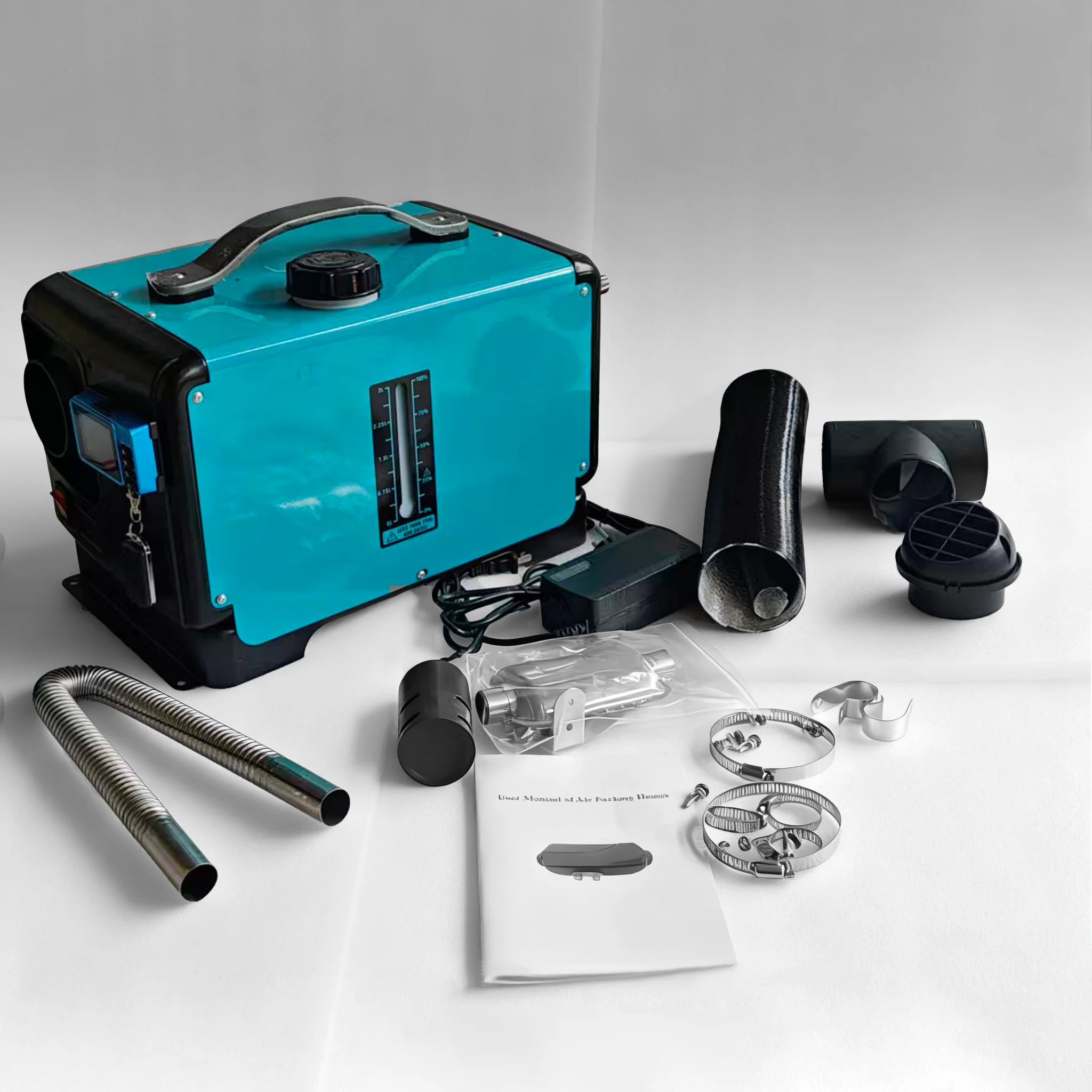 2025年新型ディーゼルヒーター 220V ポータブルエアヒーター 5KW パーキングヒーター 12V 24V 車、トランク、船舶、キャンプ、または家庭用