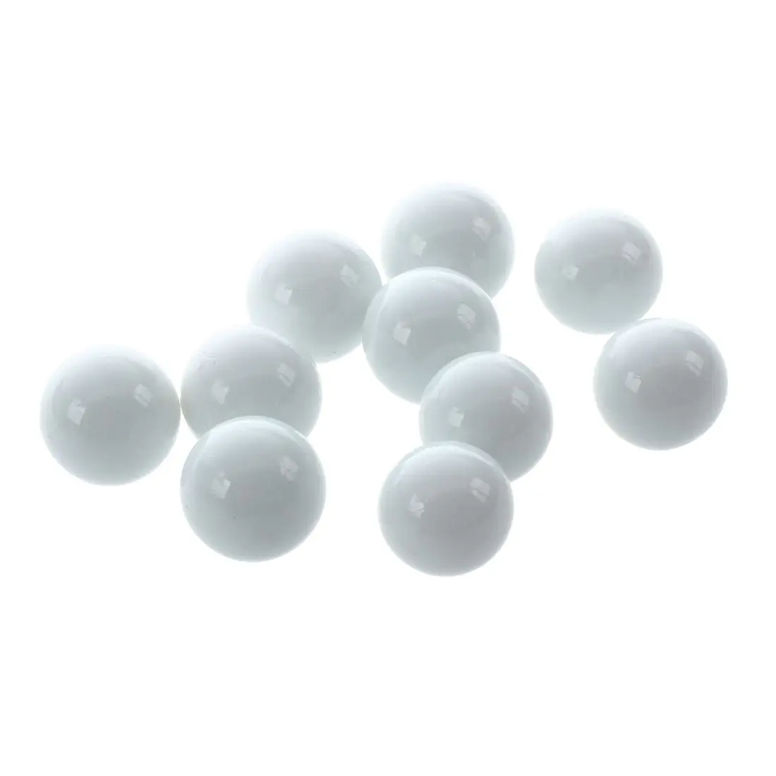 10 Pcs Marbles 16mm glass marbles Knicker glass balls decoration color nuggets toy white