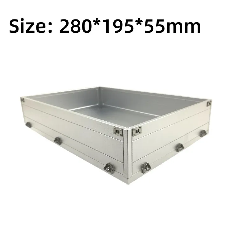 Metalen Zware Trailer Emmer Cargo Box voor Tamiya 1/14 RC Truck Scania Actros Volvo MAN Trailer Kipper DIY Upgrade Accessoires - afbeelding 1
