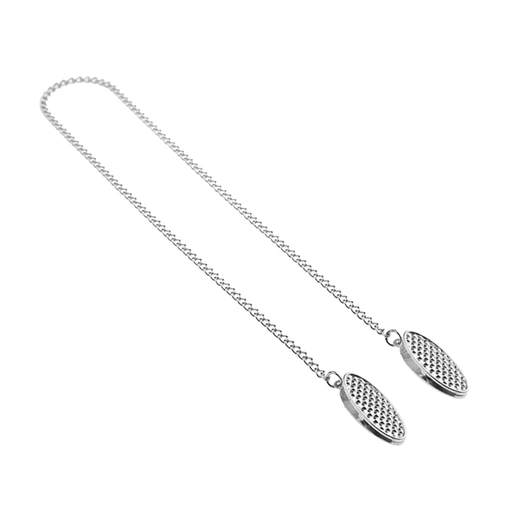 3Pcs Napkin Holder Chain Spring Clip Lightweight Portable Napkin Bib Clip for Home Dining Studio Lobster Crab Oyster Protection