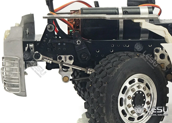 RC 1/14 LESU Lenkservo-Teile für Tamiya Hydraulikbagger Lader Muldenkipper für SCANIA MAN VOLVO Anhänger Kipper DIY-Teile – Detail 2