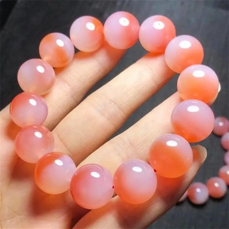 

Natural Yanyuan Agate Bracelet Fashion Gemstone Crystal Jewelry Bangle Fashion Women Healing Holiday Gift 1PCS 15mm