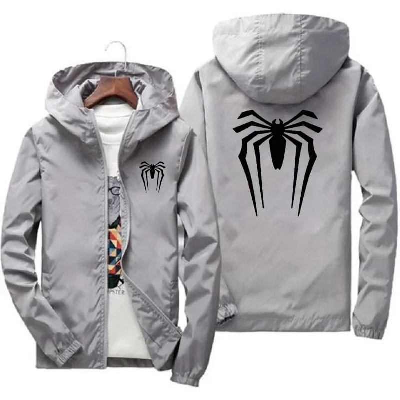 

Мужская новая весенне-осенняя дышащая куртка для походов и рыбалки с капюшоном, ветрозащитная и водонепроницаемая повседневная спортивная одежда