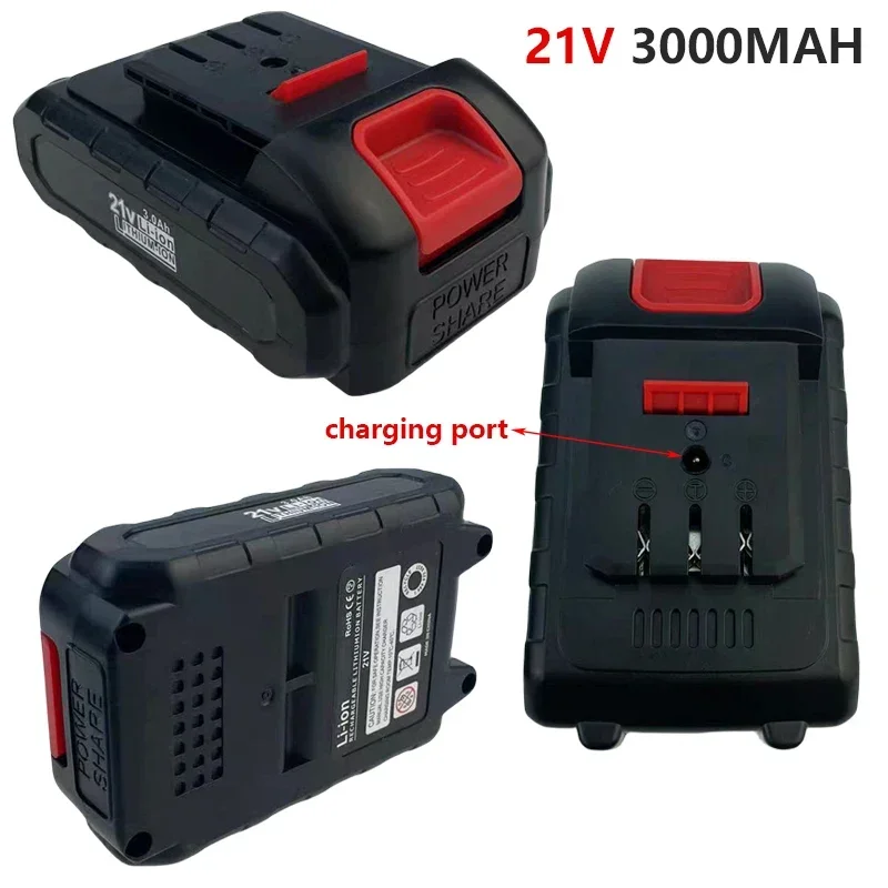 Lithium-ion 21V 3000/6000/9000mAh Rechargeable Power tool Battery Suitable for Dayi Cordless Electric Wrench Car impact wrench