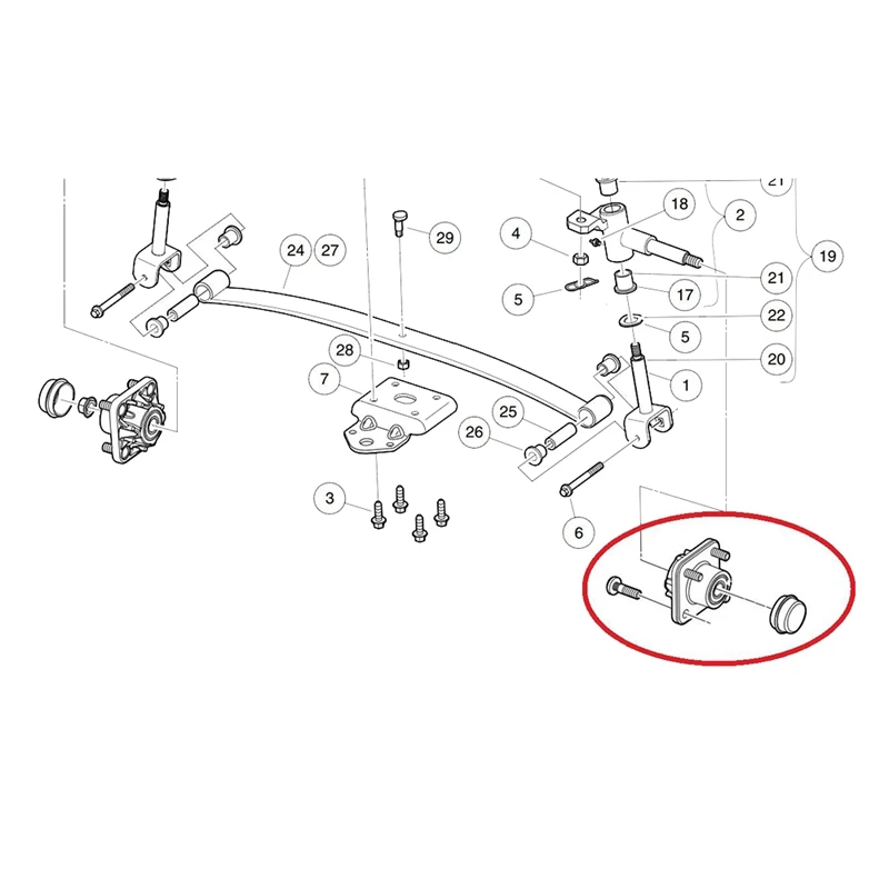 102357701 Bearing Housing Bearing 73Mm Bearing Cap Automotive For Ciub Car Parts