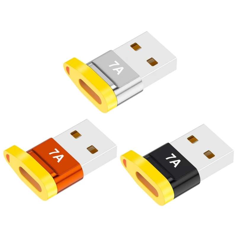 7A Type C Female To USB A Male OTG Charger Adapter Charging Data Transfer USB C Converter For Xiaomi Samsung Huawei phone Tablet