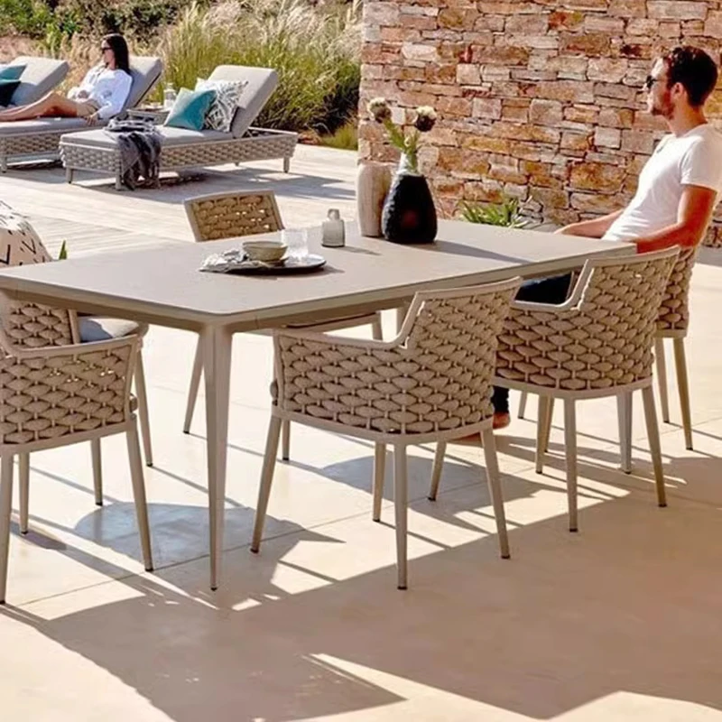 Camping Designer Garden Furniture Sets Mobile Coffee Restaurant Table Outdoor Study Luxury Picnic Poker Mesa Home Furniture